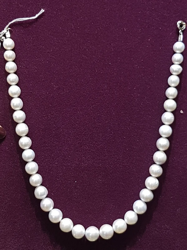 Elegant Long Necklace with Crystal Pendants-Southsea Pearl Necklace (10-14 mm)