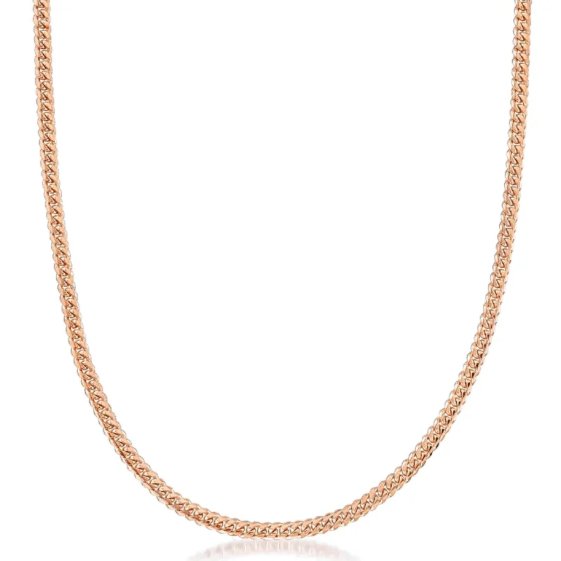 Boho Style Necklace with Feathers-[Lightweight] Hollow Monaco Rose Gold (14K)