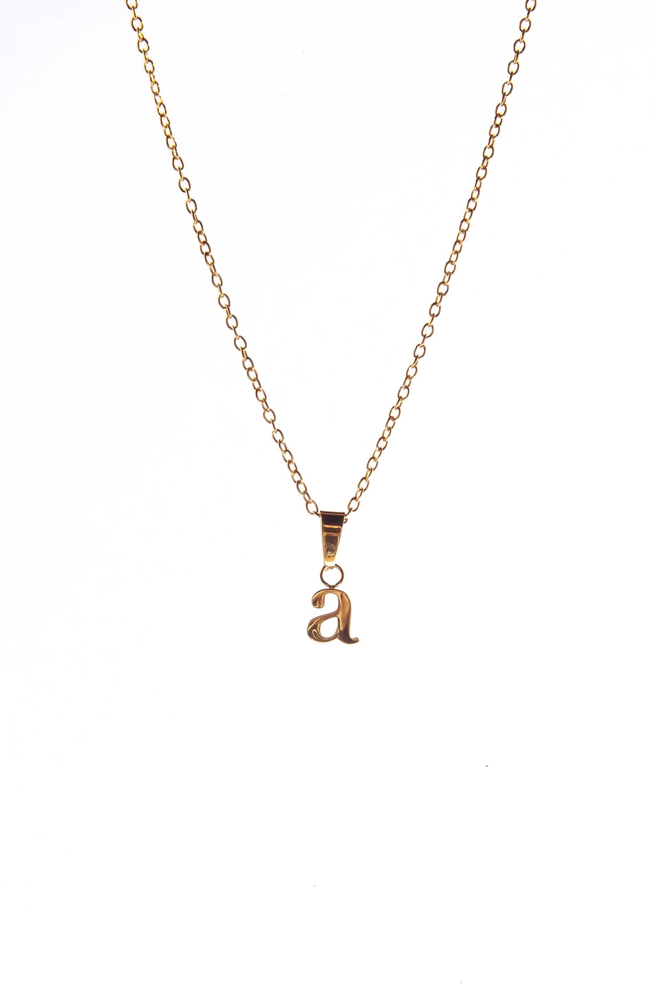 Layered Crystal Necklace for Special Occasions-Nella Initial Necklace - Tarnish Free