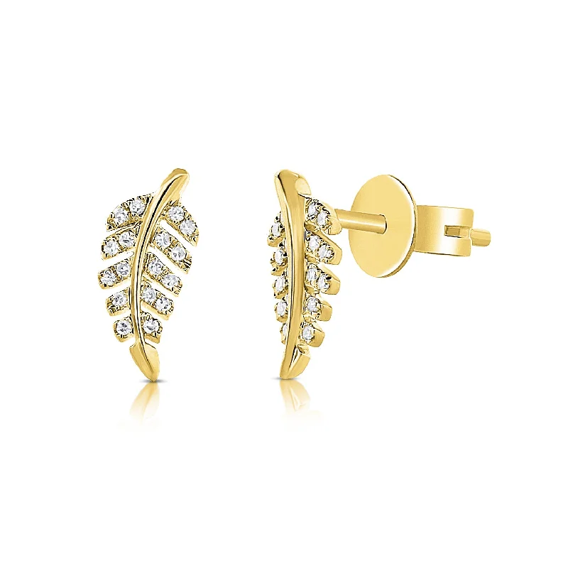 Dazzling Earrings for Parties-Unique 0.07ct Diamond Stud