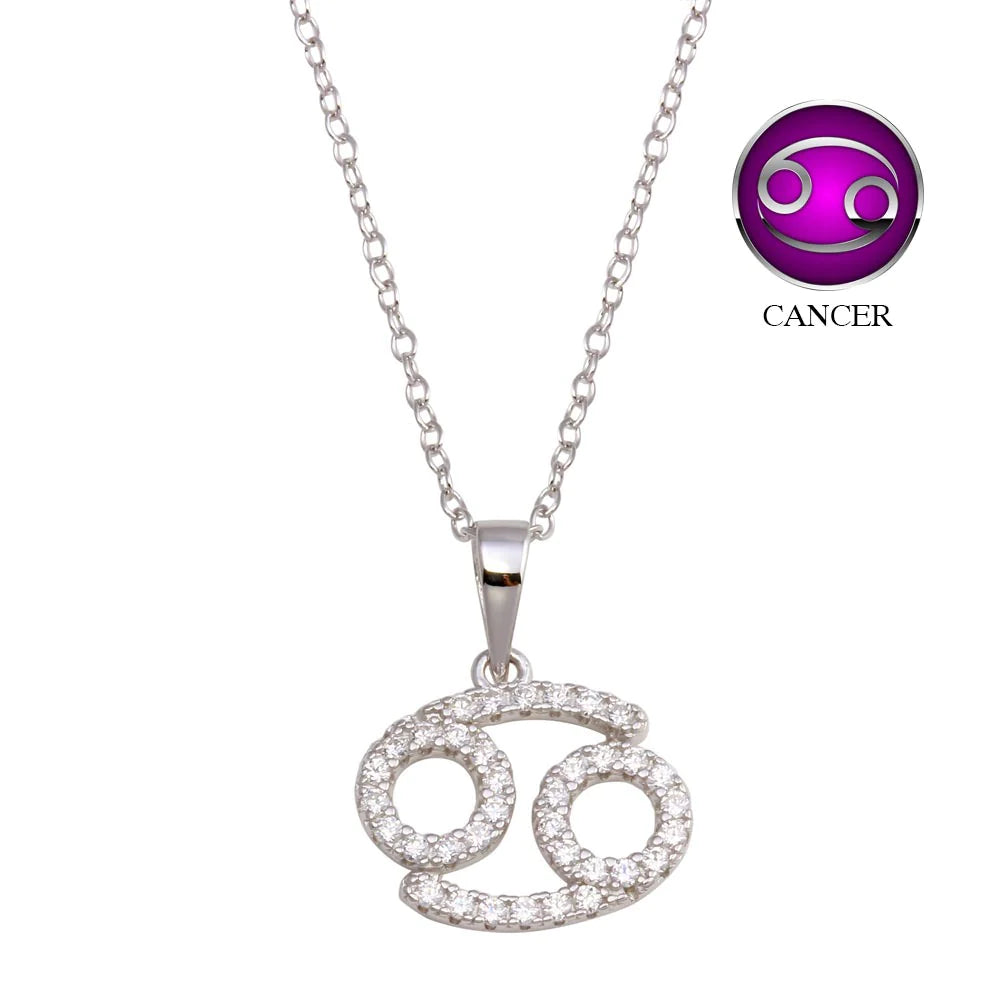 Custom Gold Necklace with Infinity Symbol-Cancer Necklace